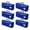 Blue, variant on Fehomix 6-Pack Extra Heavy Duty Moving Bags with Zippers, Large Storage Bags for Clothes, College Moving Supplies, Christmas Decor - Reinforced Handles & Durable Fabric for Secure Packing, Blue