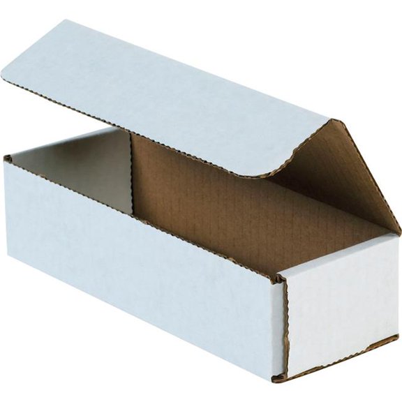 Global Industrial B40174 Corrugated Mailers, White - 8 x 3 x 2 in. - Pack of 50
