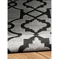 thumbnail image 3 of Linon Home Décor Elegance Area Rug Collection, Gray and Black, 8' x 10', 3 of 6