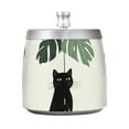 thumbnail image 7 of Yayeee Ashtray with Lid for Cigarette Smokeless Stainless Steel Home Ash Holder, Black Cat Umbrella, 7 of 7