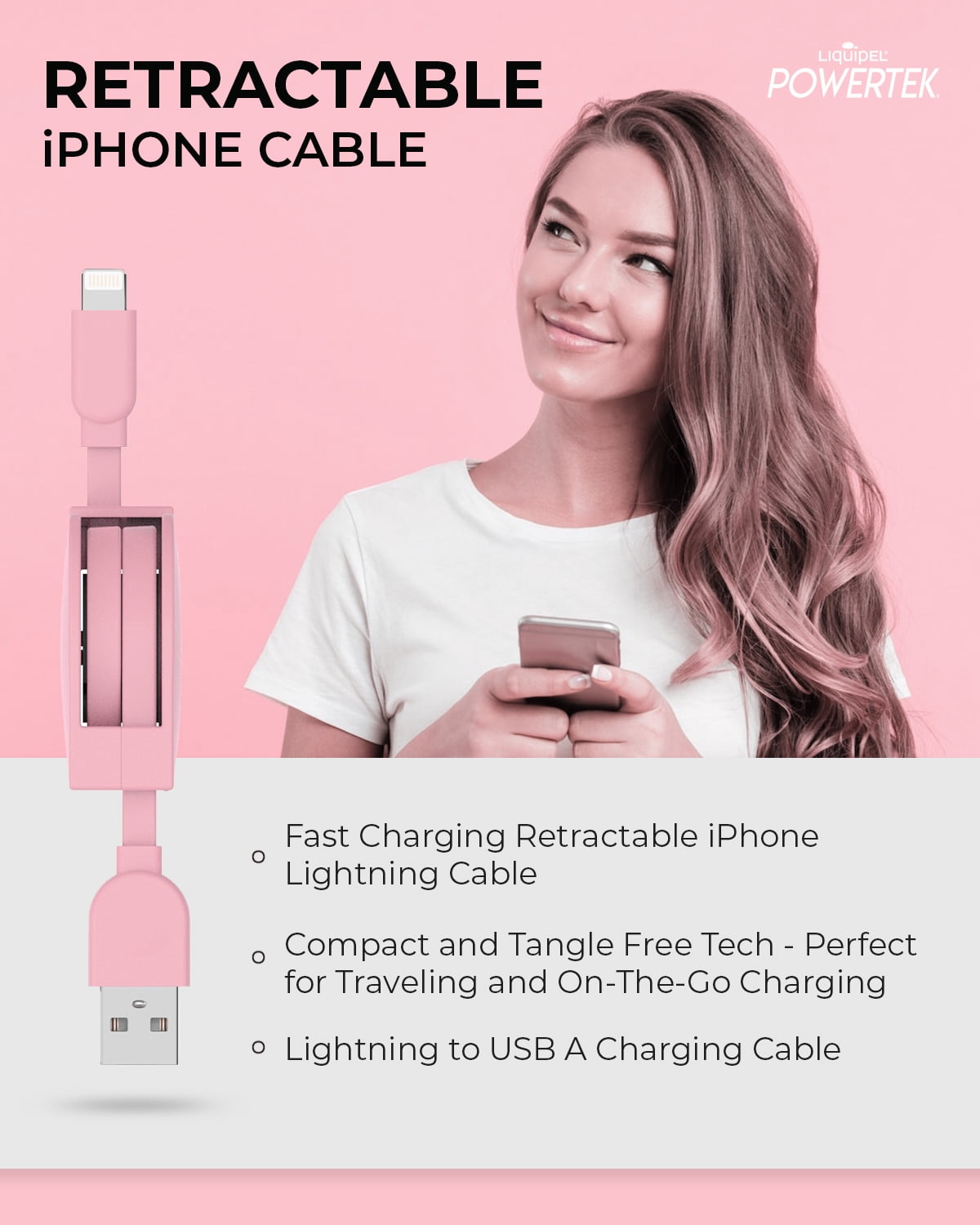 Retractable Lightning Cable