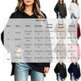 thumbnail image 2 of Tumotour Hooded Sweatshirts for Women's High Low Oversized Sport Pullover Long Sleeve Tops Side Split Fall Tunic Blouses, 2 of 5