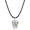 E Silver Skull, variant on Gothic Pearl Cross Necklace for Women Layered Pearl Strand Necklaces Vintage Punk Goth Cross Pearls Choker Necklaces Halloween Christmas Gothic Jewelry