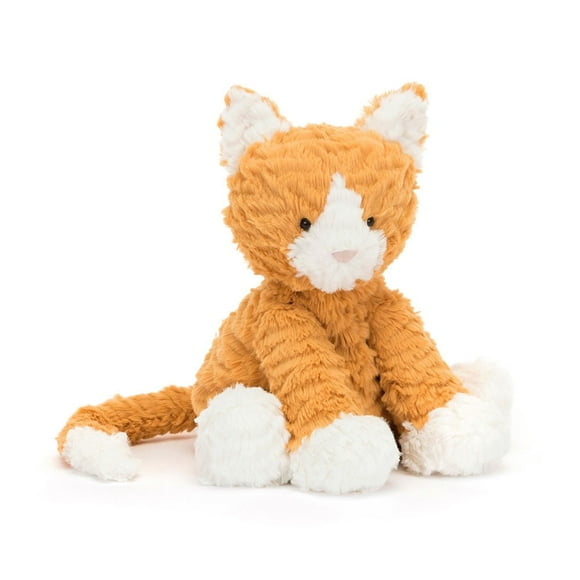 Fuddlewuddle Ginger Cat - Super Soft & Cuddly Series, Plush Stuffed Animal Toy, Cute Ginger Tabby Cat Plush, Soft Cuddly Cat Plushie for Kids Adults