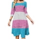 thumbnail image 1 of Vestido con cuello cuadrado y estampado de bandera del orgullo con purpurina sintética, bonitos vestidos holgados, elegante vestido de fiesta en la playa, bandera del orgullo con purpurina y brillo tr, 1 of 6