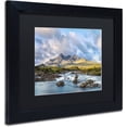thumbnail image 2 of Trademark Fine Art "River Sligachan" Canvas Art by Michael Blanchette Photography Black Matte, Black Frame, 2 of 4