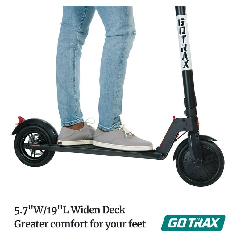 Gotrax GXL V2 Electric Scooter, 8.5 Pneumatic Tire, Max 12 Mile and  15.5Mph Speed, EABS and Rear Disk Brake,Foldable Escooter for Adult,Black