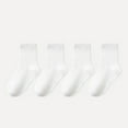thumbnail image 4 of Everyday Kids Crew Socks for Girls Soft Comfortable School Ankle Athletic Play Design with Non Grip Technology Multipack, 4 of 4