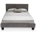 thumbnail image 6 of Furniture of America Mellie Fabric Bed, California King, Gray, 6 of 6