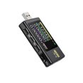 thumbnail image 1 of Universal Usb Mobile Phone Charger Tester Power Supply Portable Voltmeter Ammeter Detector Measuring Tool Testing Device Black Type 2, 1 of 9