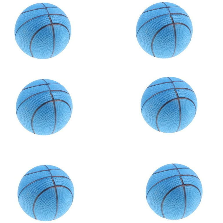 Shamjina 6pcs Mini Bouncy Balls EVA Basketball Party Bag Filler