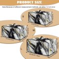 thumbnail image 7 of Renewold Toaster Oven Cover Stain-Resistant Washable Polyester Smart Oven Air Fryer Countertop Appliance Protective Case Home Kitchen Decor, 20.5 x 16.5 x 10 Inches, Horse Marble Black, 7 of 7