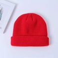 thumbnail image 4 of White-Gorro cálido y elegante, gorro de punto suave unisex cálido para invierno, 4 of 5