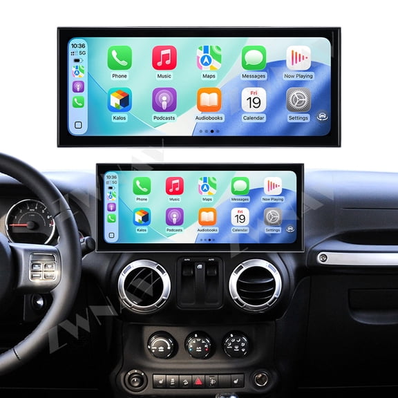 ZWNAV 15.8 inch Android 15 Car Radio For Jeep Wrangler 2011-2017 HD Multimedia Video Player Navigation GPS DVD 4G DSP Stereo Bluetooth