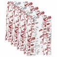 thumbnail image 2 of Red Grey Botanical Kitchen Towels Set of 4, Spring Floral Summer Farmhouse Absorbent Dish Towels for Kitchen, Microfiber Hand Towel, Quick Drying Tea Towel for Cleaning Decorative Dishcloths, 2 of 7