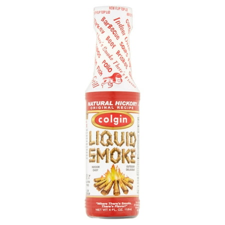 (3 Pack) Colgin Natural Hickory Liquid Smoke, 4 fl (Best Liquid Smoke For Kalua Pork)