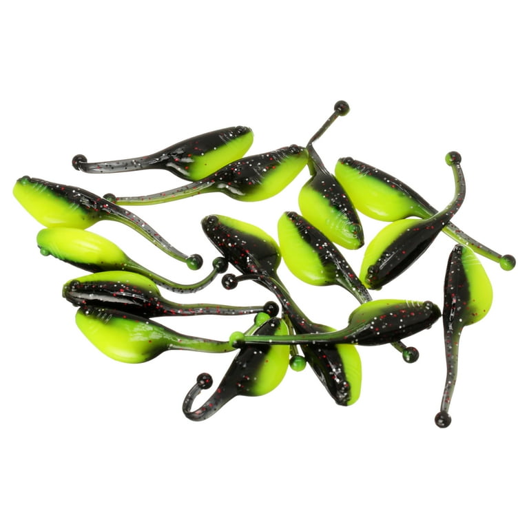 Strike King Mr Crappie Shadpole Tuxedo Black/Chartreuse Strike King Mr Crappie Shadpole Tuxedo Black/Chartreuse
