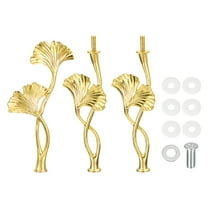Uxcell 1 Set 3-Tier Cupcake Stand Hardware Fittings for Cake Stand, Blossom Gold