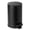 Matte Black, variant on 1.2 Gallon Small Black Trash Can with Lid and Foot Pedal, Mini Round Wastebasket for Bathroom, Bedroom, Office, Compact Matte Black Garbage Bin, Kitchen Counter Trash Container