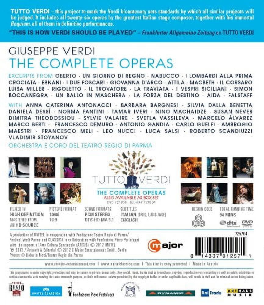 Tutto Verdi Highlights (Blu-ray), C Major, Music Tutto Verdi Highlights (Blu-ray), C Major, Music