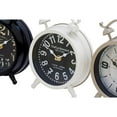 thumbnail image 4 of DecMode 8" White Metal Clock, Set of 3, 4 of 6