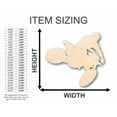 thumbnail image 2 of Unfinished Wood Dirtbike Silhouette - Craft- up to 46" DIY 4" / 1/4", 2 of 3