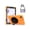 Orange, variant on Shockproof Case for Galaxy Tab A 8.4 Inch 2020 Model SM-T307 SM-T307U Verizon/T-Mobile/Sprint/AT&T Protective Stand Cover + Hand & Shoulder Strap