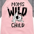 thumbnail image 3 of Disney - 101 Dalmatians - Mom's Wild Child - Toddler And Youth Girls Raglan Graphic T-Shirt, 3 of 5