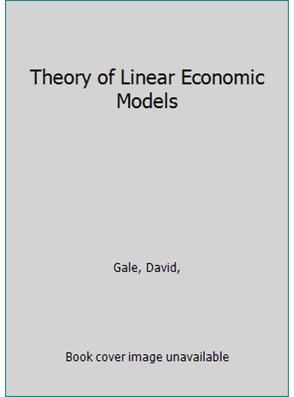 Pre-Owned Theory of Linear Economic Models (Hardcover) 0070227284 9780070227286