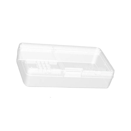 CEORPER Double Layer Plastic Tool Organizers Box With Individual Lock Buckle for Home