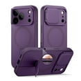 thumbnail image 1 of Case for iPhone 17 Pro Max/17 Pro/17 Air/17, Magnetic Case with Metal Kickstand Cover Shockproof Lens Protection Shell, 1 of 7