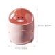 thumbnail image 2 of unbranded Household Trash Can Pequeño De Plástico Rosa Con Abatible Para Escritorio Y Fácil Limpieza, 2 of 8