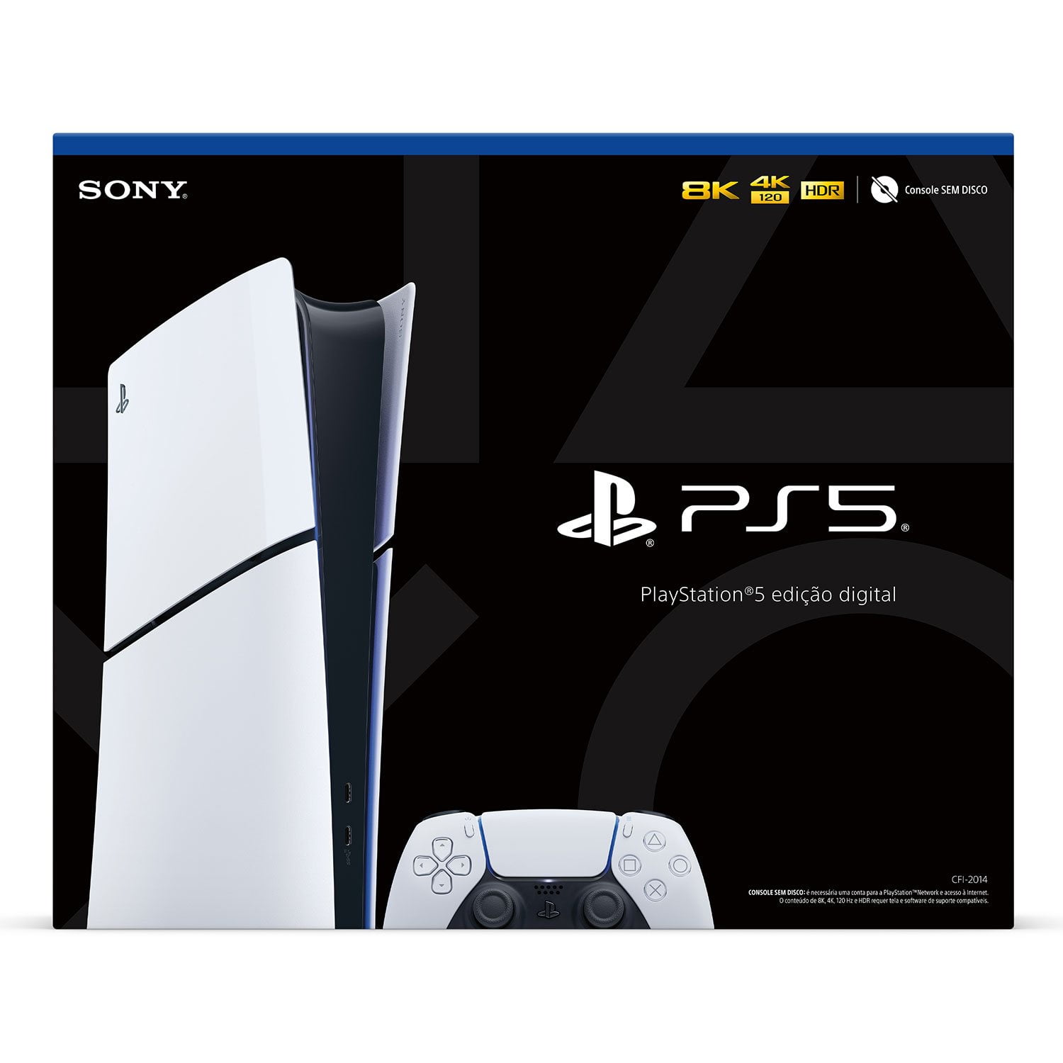 Sony PlayStation 5 Console Slim Digital Edition, 1 TB