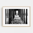 thumbnail image 2 of Breakers Under the Pier - Ocean City Maryland Photography Black and White Waves Seascape Boardwalk Ocean Coast Water Unframed Wall Art Print 32 x 48 inches, 2 of 7