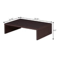 thumbnail image 4 of Convenience Concepts Designs2Go Small TV/Monitor Riser in Espresso Wood Finish, 4 of 5