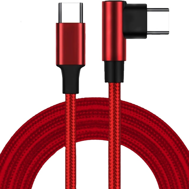 Cable USB-C Carga Rápida VentDepot 3m Rojo 60W 3A