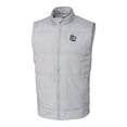 thumbnail image 2 of Men's Cutter & Buck  Gray San Antonio Missions Stealth Hybrid Quilted Full-Zip Windbreaker Vest, 2 of 3
