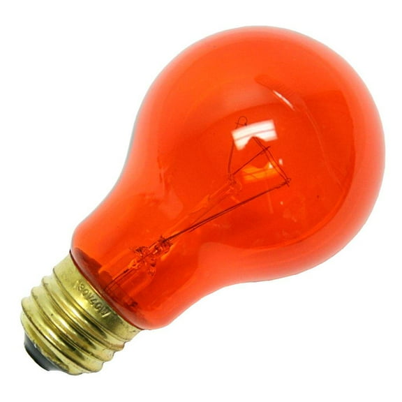 General 13040 - 40A/TA 130V TA Standard Transparent Colored Light Bulb
