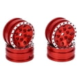 thumbnail image 1 of 4 unids metal 8 agujero redondo rueda Hub Llantas para axial scx24 1/24 Control remoto coche de escalada, 1 of 8