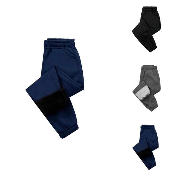 Boys Pants Boys Sweatpants Children's Solid Color Pants Autumn Winter Outdoor Sports Sweatpants for Kids