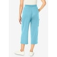 thumbnail image 4 of Woman Within Plus Size Knit Cargo Capri, 4 of 5