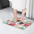 thumbnail image 4 of Pioneer Flower Floral Print Flannel Non Slip Door Rugs,Washable Door Mats Indoor,Decorative Door Mats,Dirt-Resistant and Absorbent Doormat for Entrance,Bedroom,Kitchen,Bathroom,23.5"x16", 4 of 5