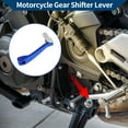 thumbnail image 2 of Palanca de cambio de motocicleta plegable para Honda CRF150F 2003-2017, pedal de aleación de aluminio, brazo de palanca de cambio, palanca azul con cabeza plateada, 2 of 6