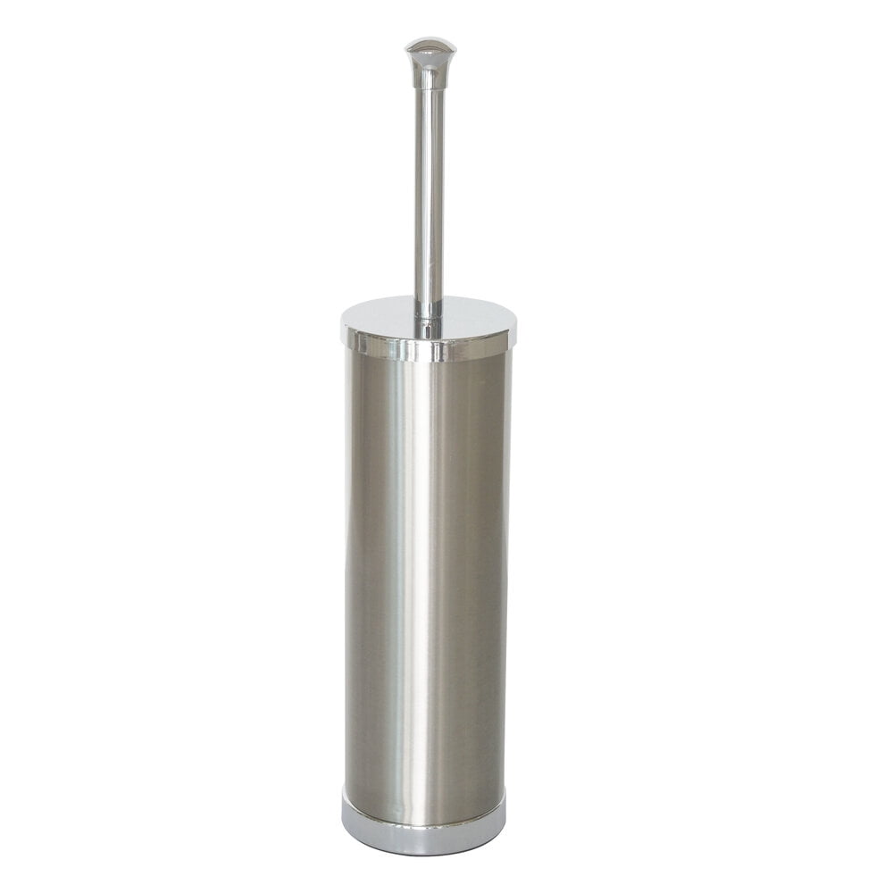 Silver toilet clearance brush holder
