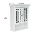 thumbnail image 4 of Teamson Home Windsor Two-Door Removable Wall Cabinet, 4 of 13