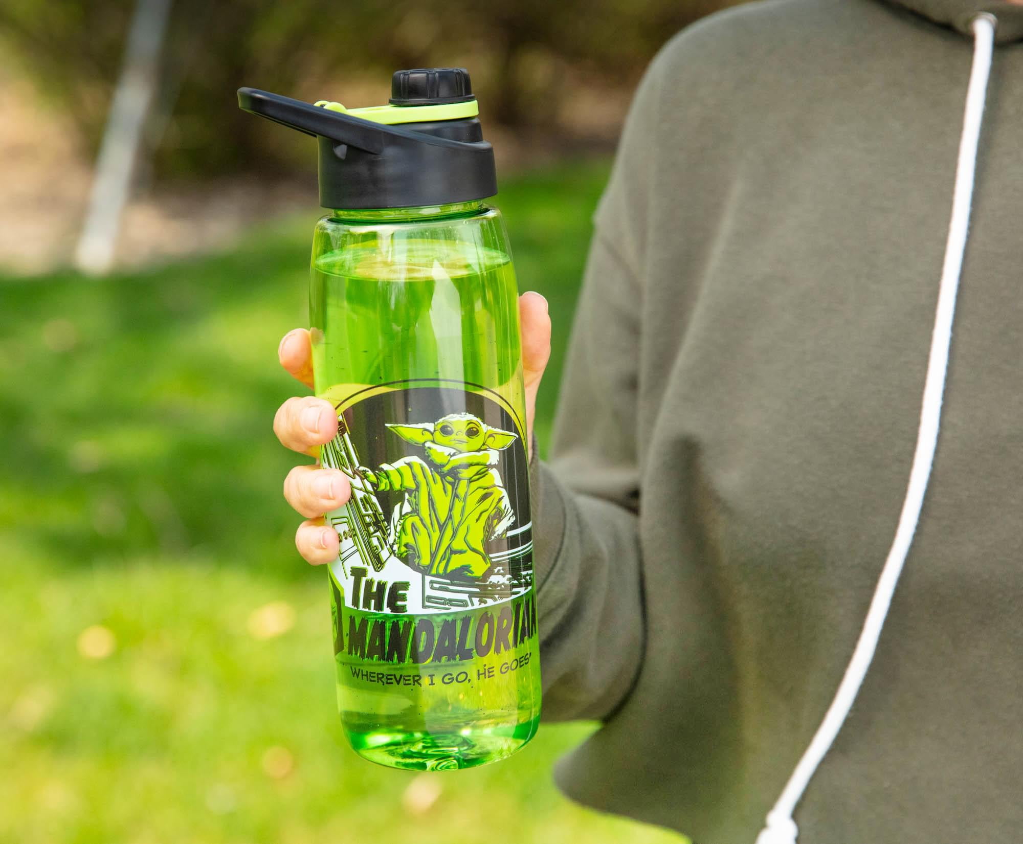 Star Wars The Mandalorian Water Bottle W Screw Lid