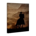 thumbnail image 2 of Stupell Industries Rustic Lodge Cowboy's Sunset Ride Canvas Art, 16 x 20, by Kim Allen, 2 of 8