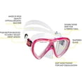 thumbnail image 1 of Cressi Bonete Pro Dry Set, Translucent Pink, S/M, 1 of 2