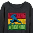thumbnail image 3 of Marvel Black Panther - King Of Wakanda - Women's French Terry Pullover Sweatshirt, 3 of 5