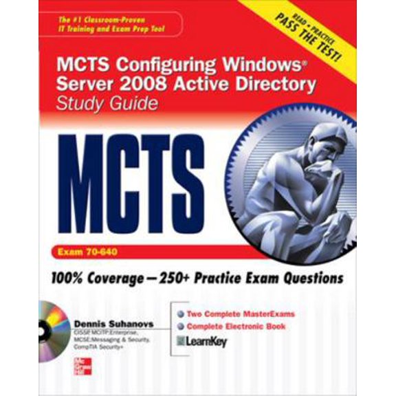 Pre-Owned MCTS Windows Server 2008 Active Directory Services Study Guide (Exam 70-640) (SET)